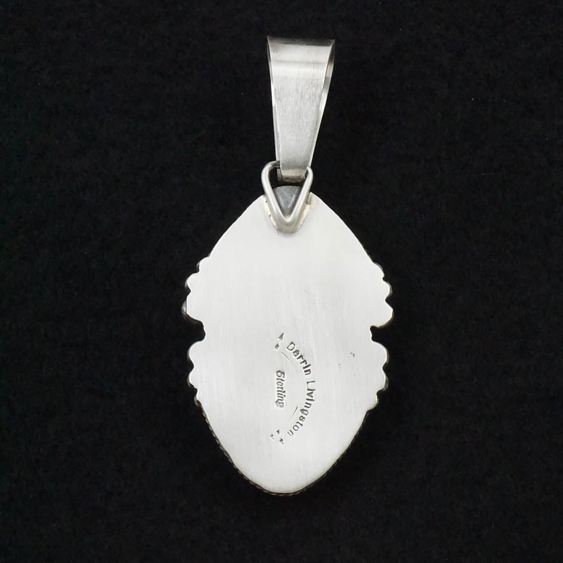 Darrin Livingston Turquoise & Sterling Silver Pendant