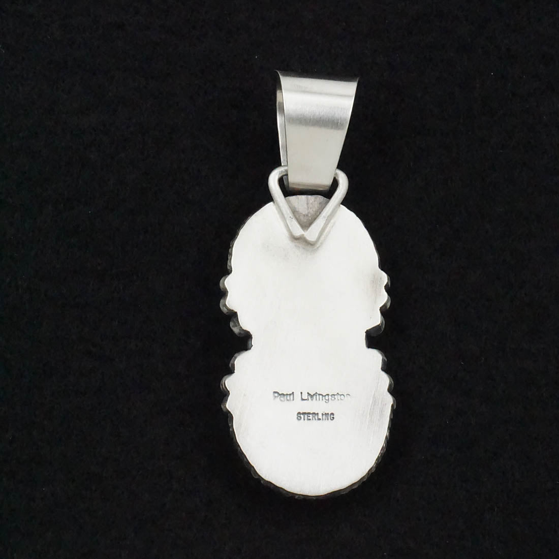 Paul Livingston Turquoise & Sterling Silver Pendant