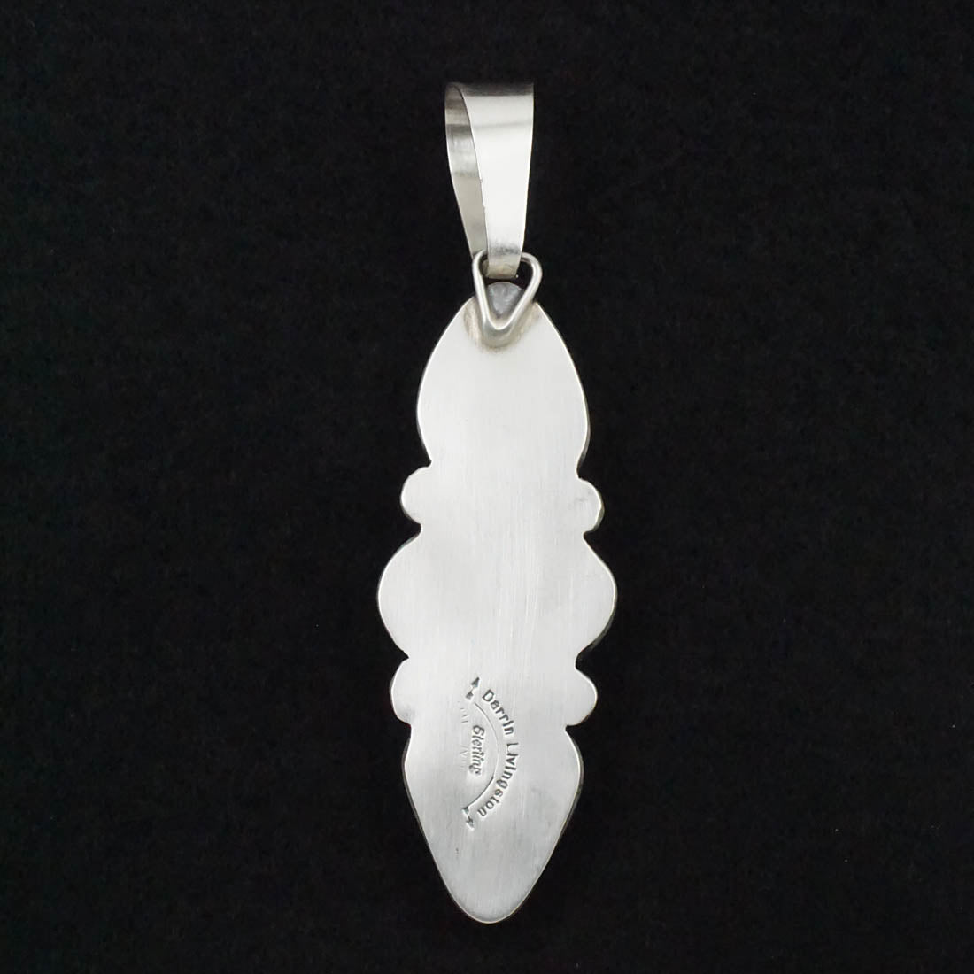 Darrin Livingston Turquoise & Sterling Silver Pendant