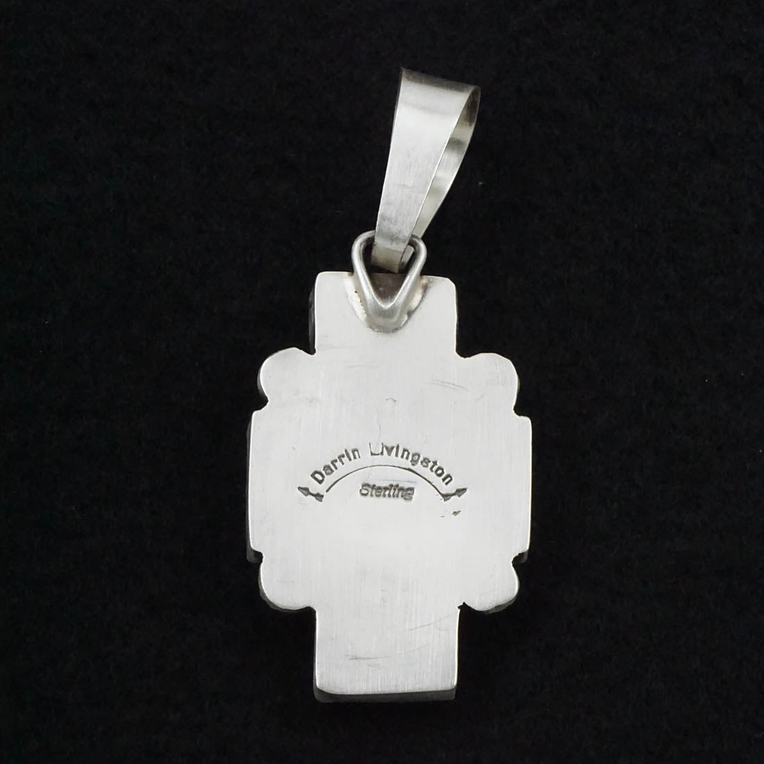 Darrin Livingston Turquoise & Sterling Silver Pendant