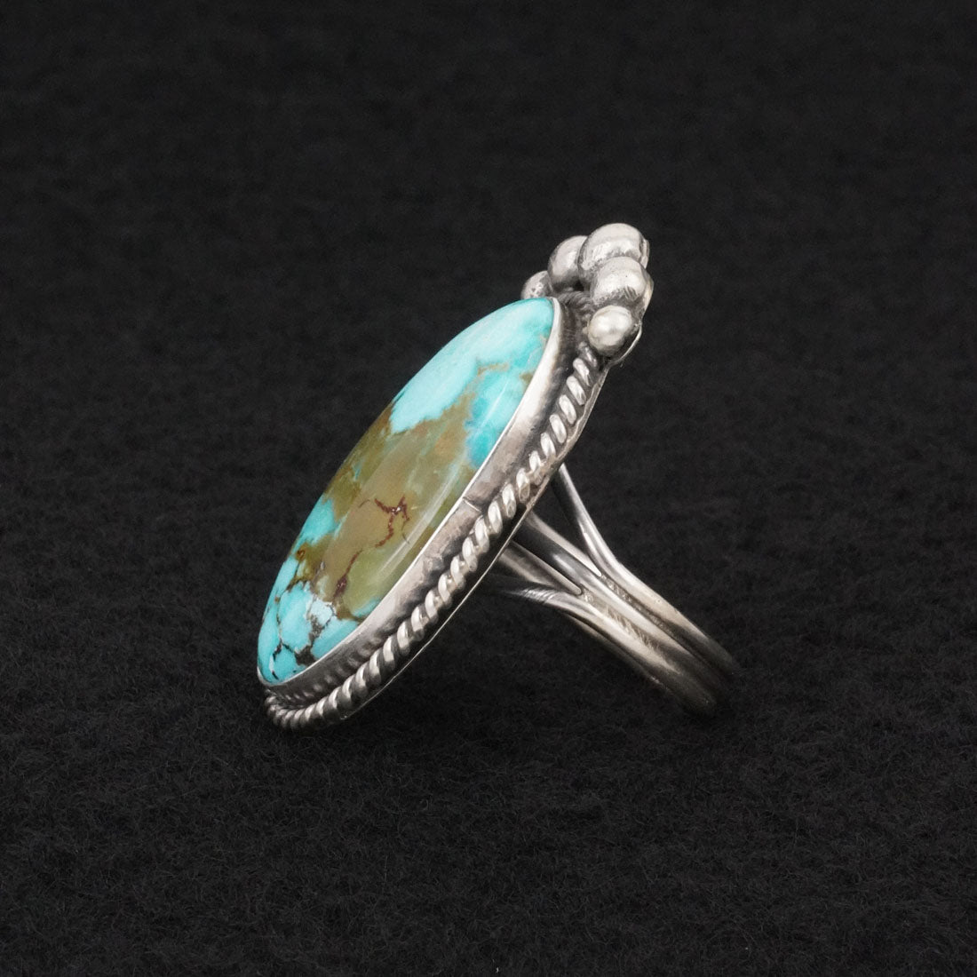 Rena Begay Turquoise & Sterling Silver Ring Size 6