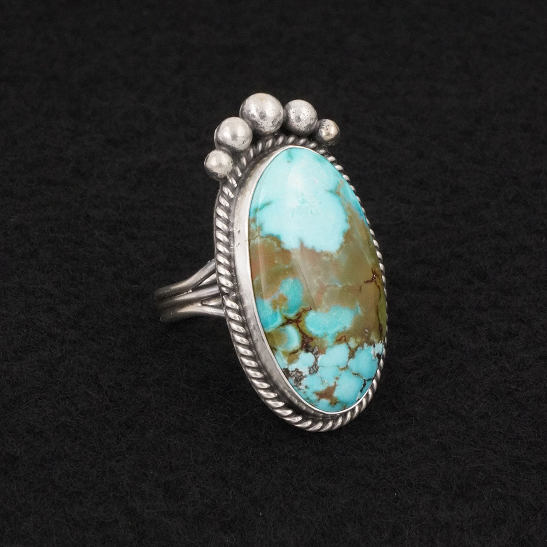 Rena Begay Turquoise & Sterling Silver Ring Size 6