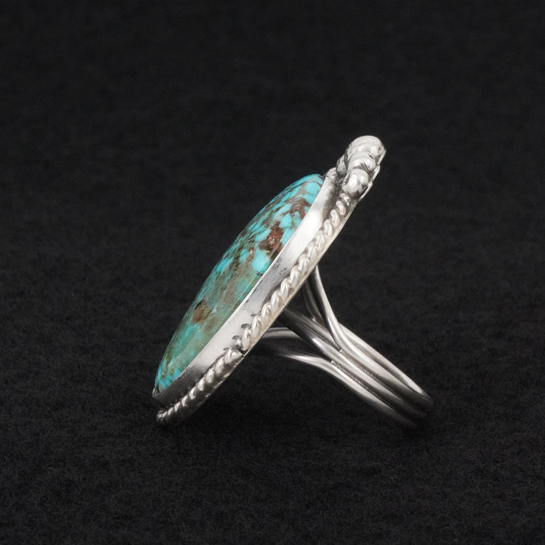 Rena Begay Turquoise & Sterling Silver Ring Size 6