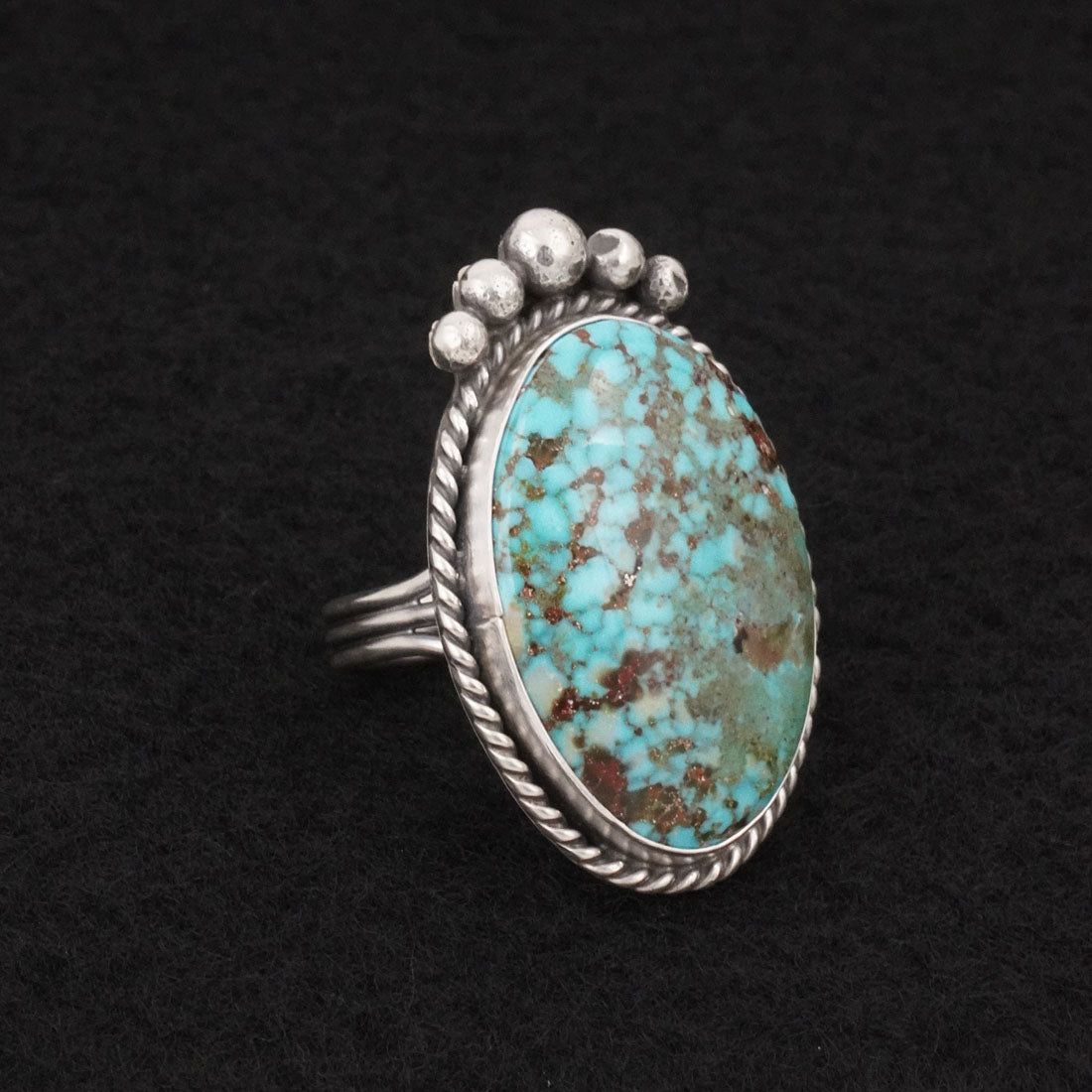 Rena Begay Turquoise & Sterling Silver Ring Size 6