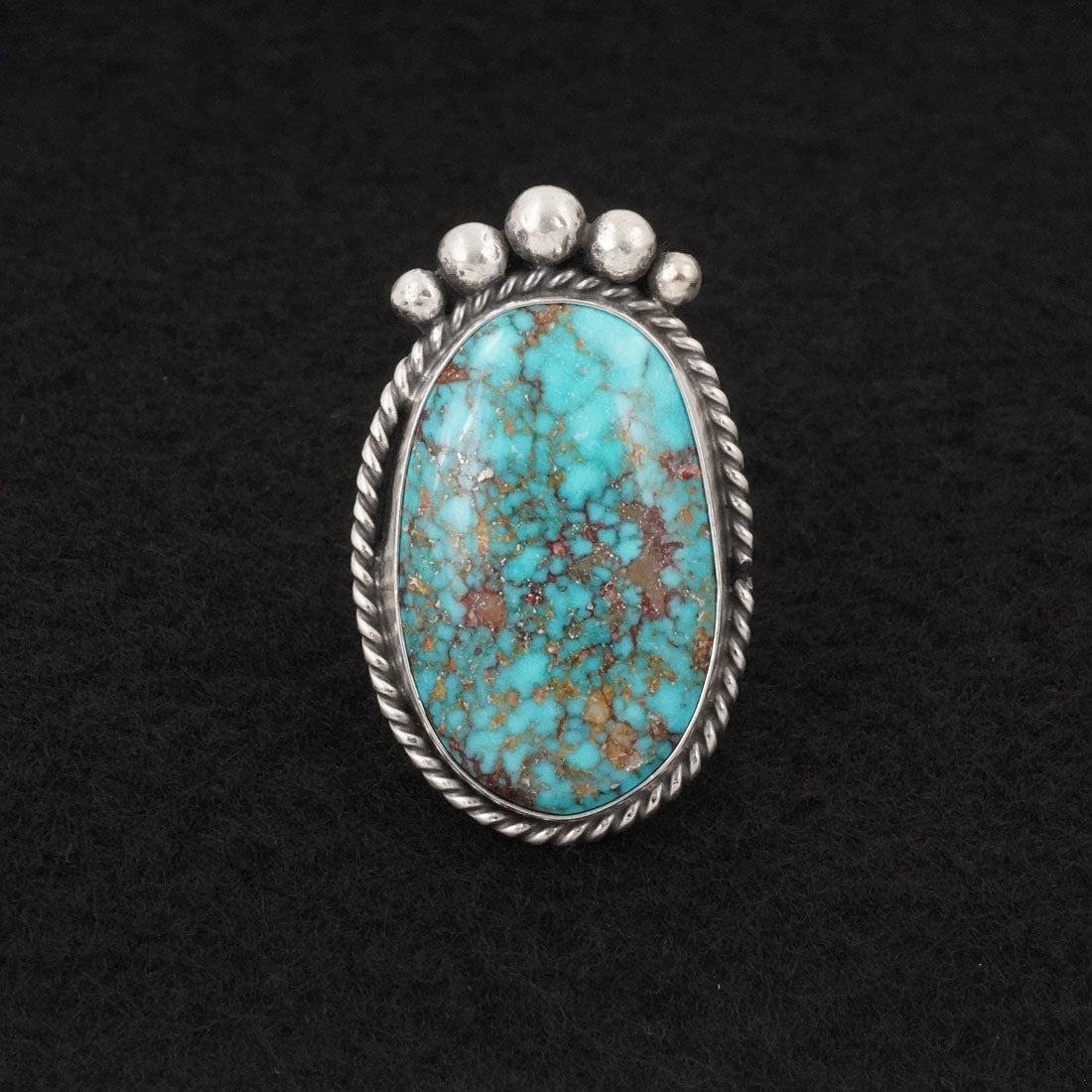 Rena Begay Turquoise & Sterling Silver Ring Size 7