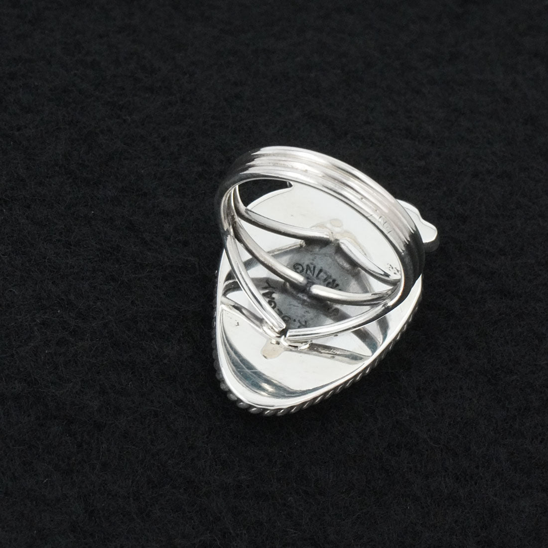 Rena Begay Turquoise & Sterling Silver Ring Size 8
