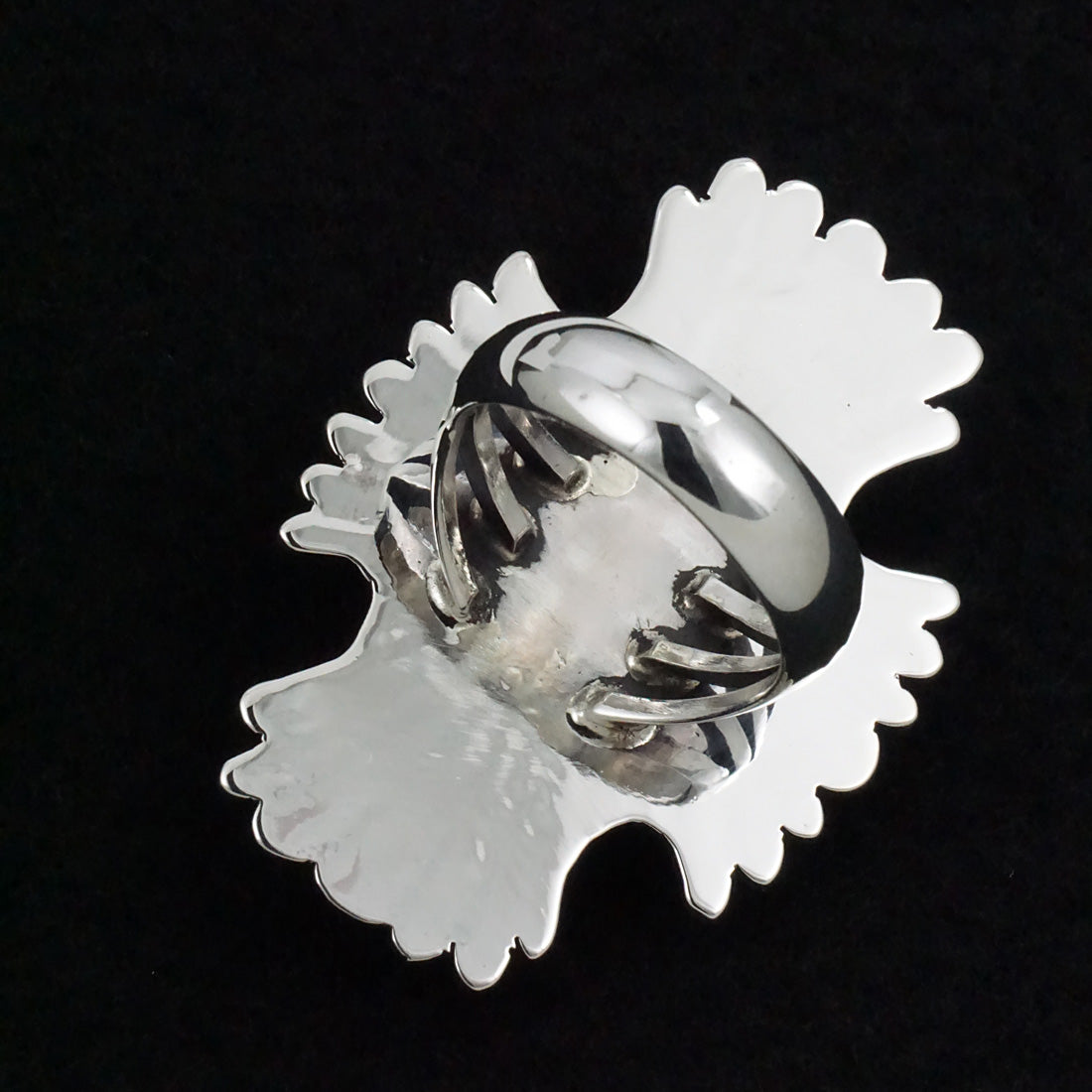 Marita Benally Turquoise & Sterling Silver Ring Size 9