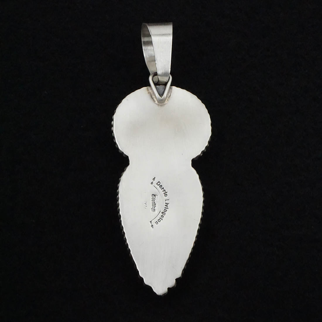 Darrin Livingston Turquoise & Sterling Silver Pendant