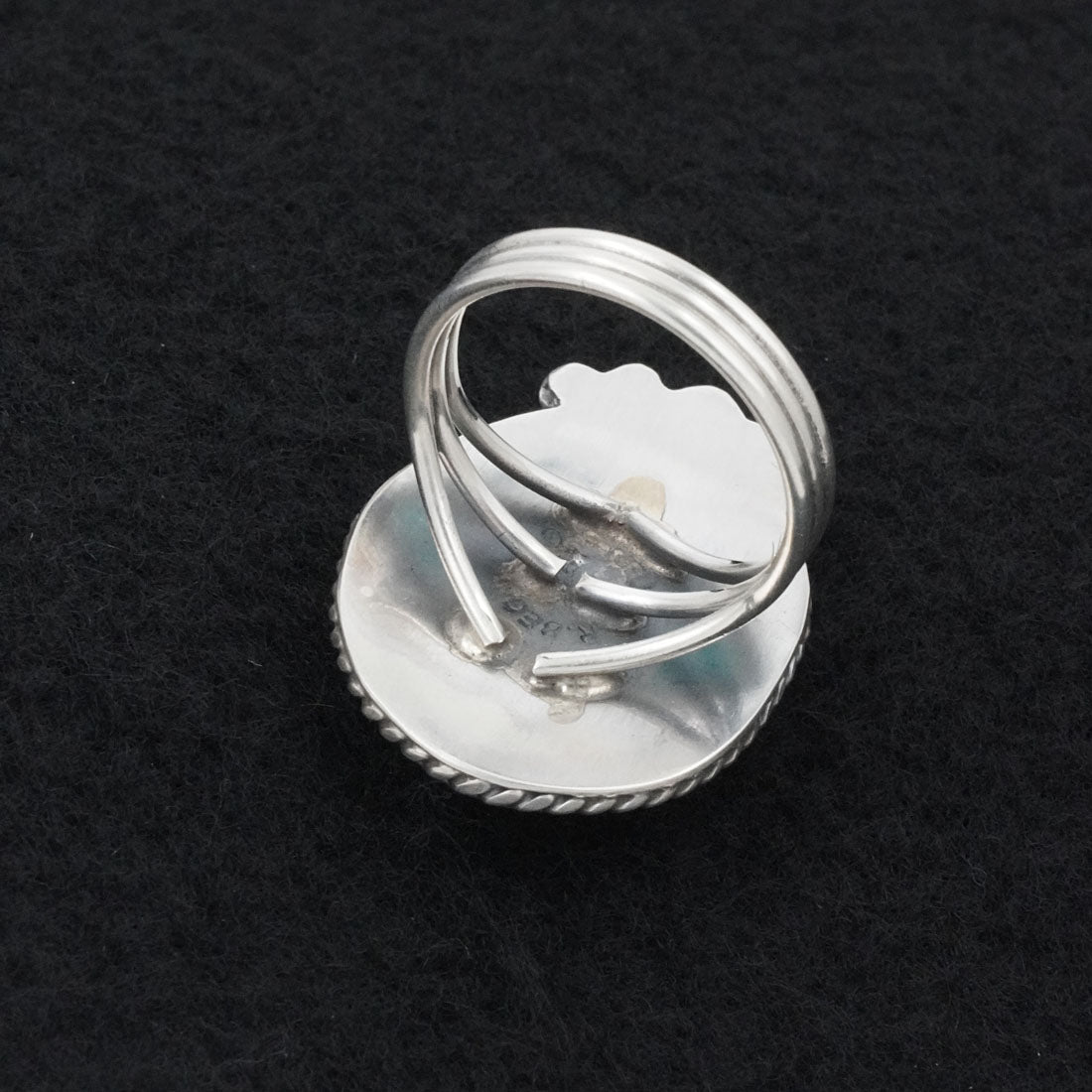 Rena Begay Turquoise & Sterling Silver Ring Size 10