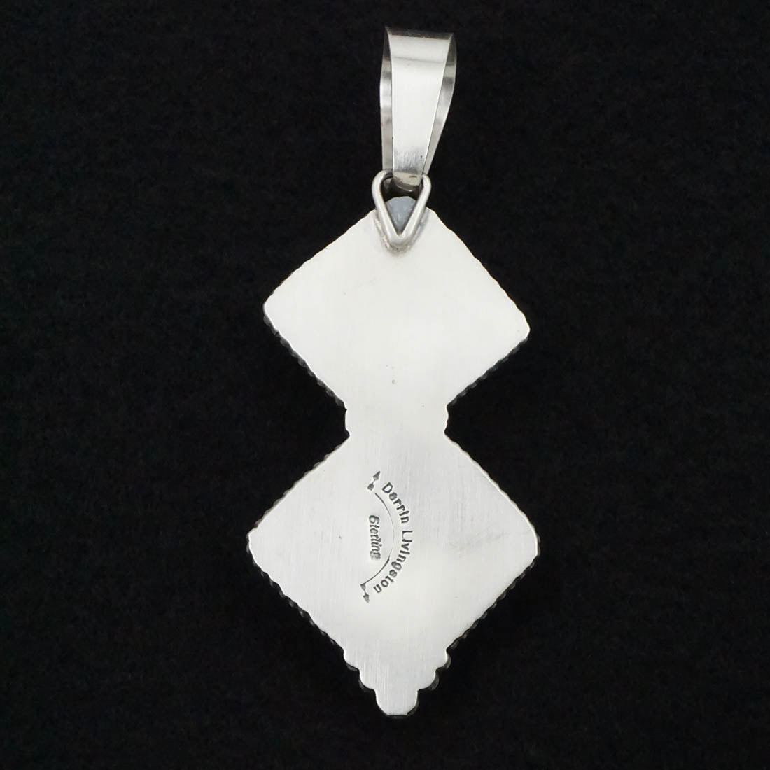 Darrin Livingston Turquoise & Sterling Silver Pendant