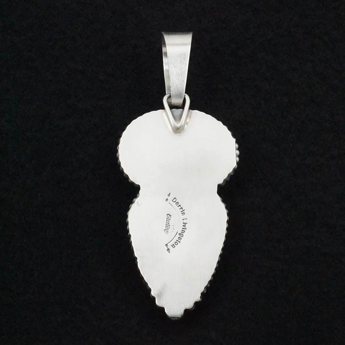 Darrin Livingston Turquoise & Sterling Silver Pendant