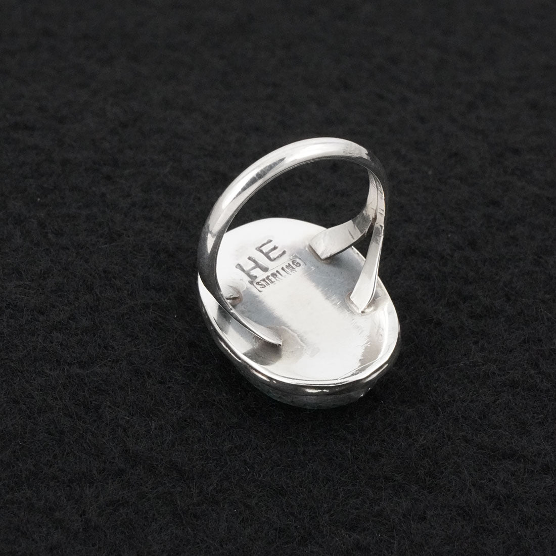 Ernest Hawthorne Turquoise & Sterling Silver Ring Size 8