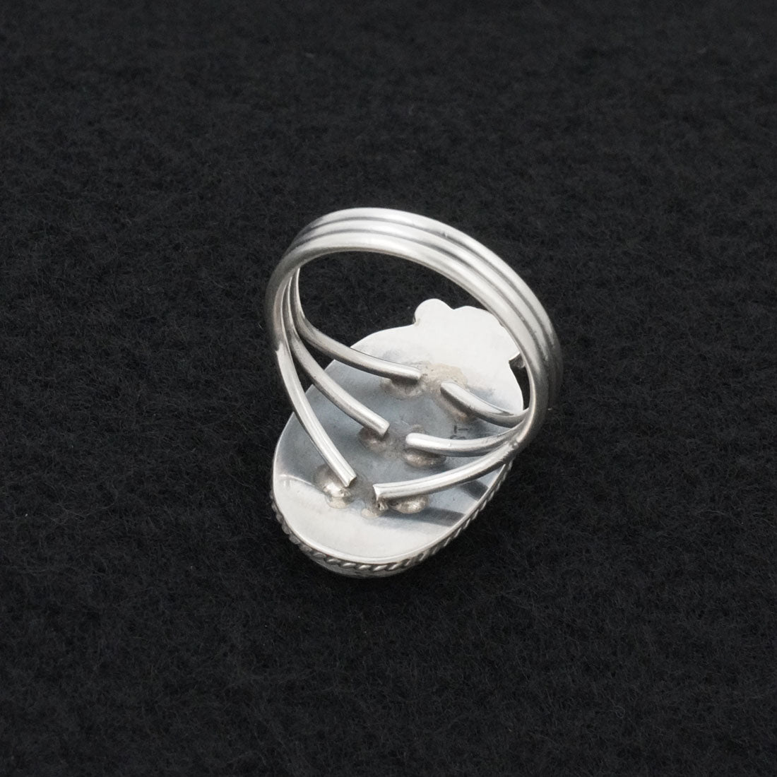 Rena Begay Turquoise & Sterling Silver Ring Size 9