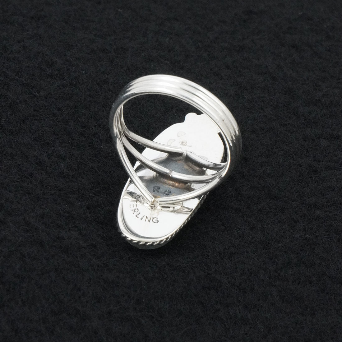 Rena Begay Turquoise & Sterling Silver Ring Size 8