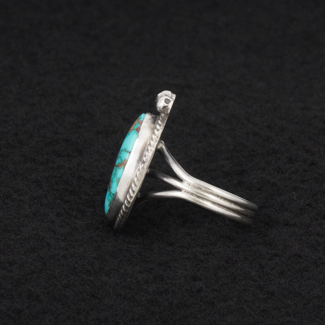 Rena Begay Turquoise & Sterling Silver Ring Size 6