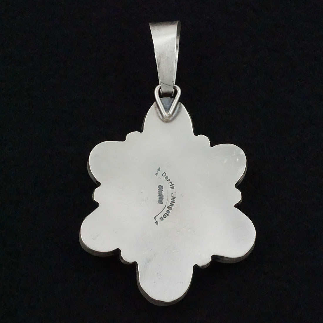 Darrin Livingston Turquoise & Sterling Silver Pendant