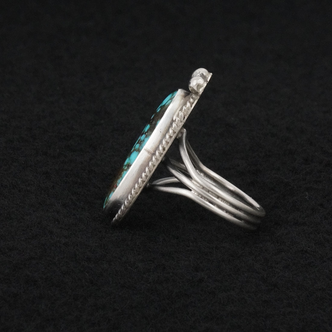 Rena Begay Turquoise & Sterling Silver Ring Size 6