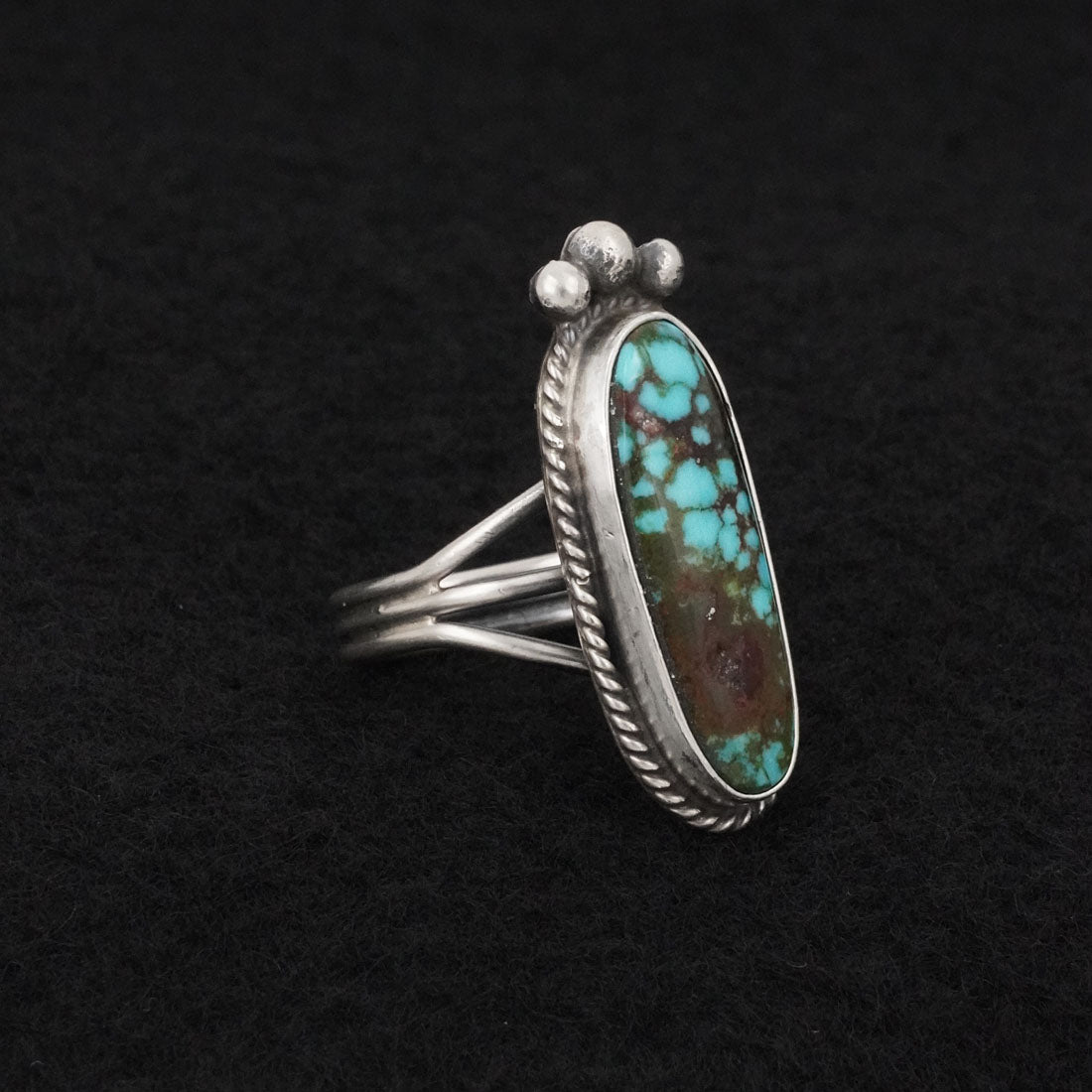 Rena Begay Turquoise & Sterling Silver Ring Size 6