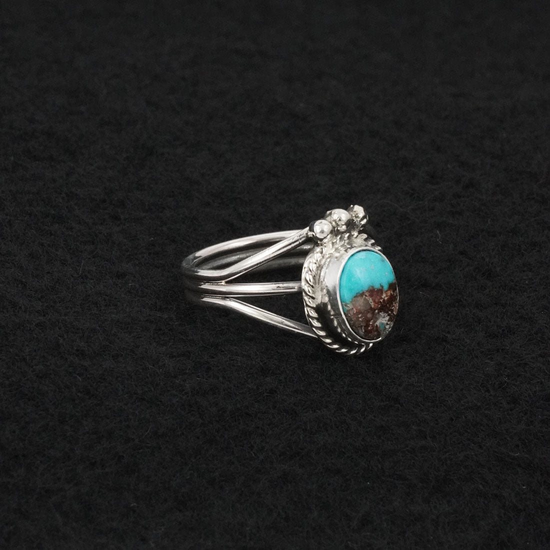 Rena Begay Turquoise & Sterling Silver Ring Size 6