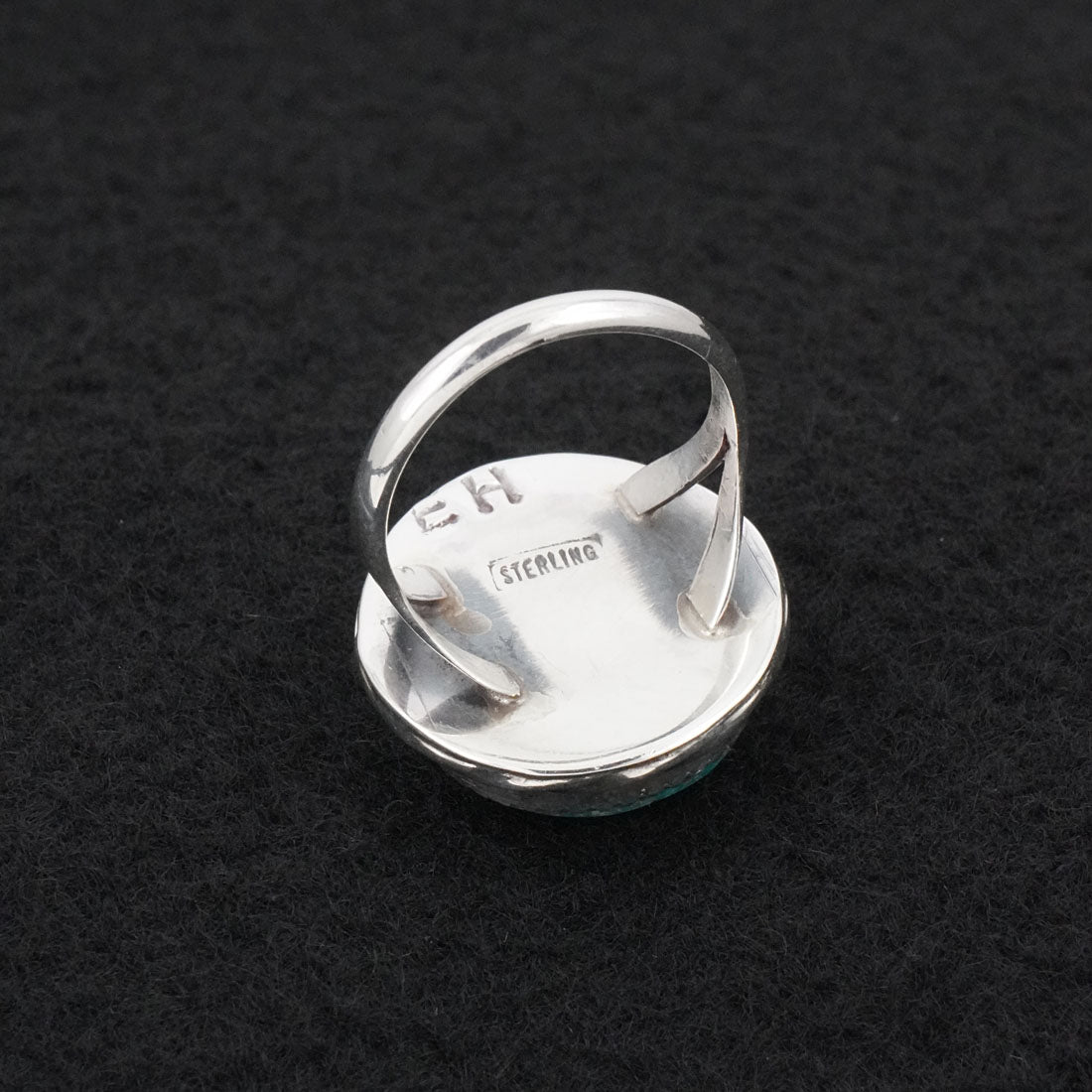 Ernest Hawthorne Turquoise & Sterling Silver Ring Size 8