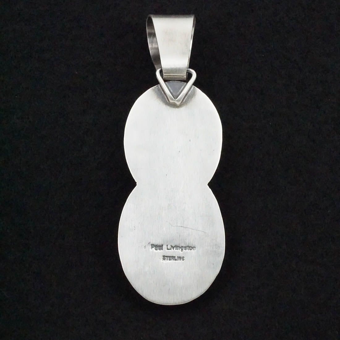 Paul Livingston Turquoise & Sterling Silver Pendant