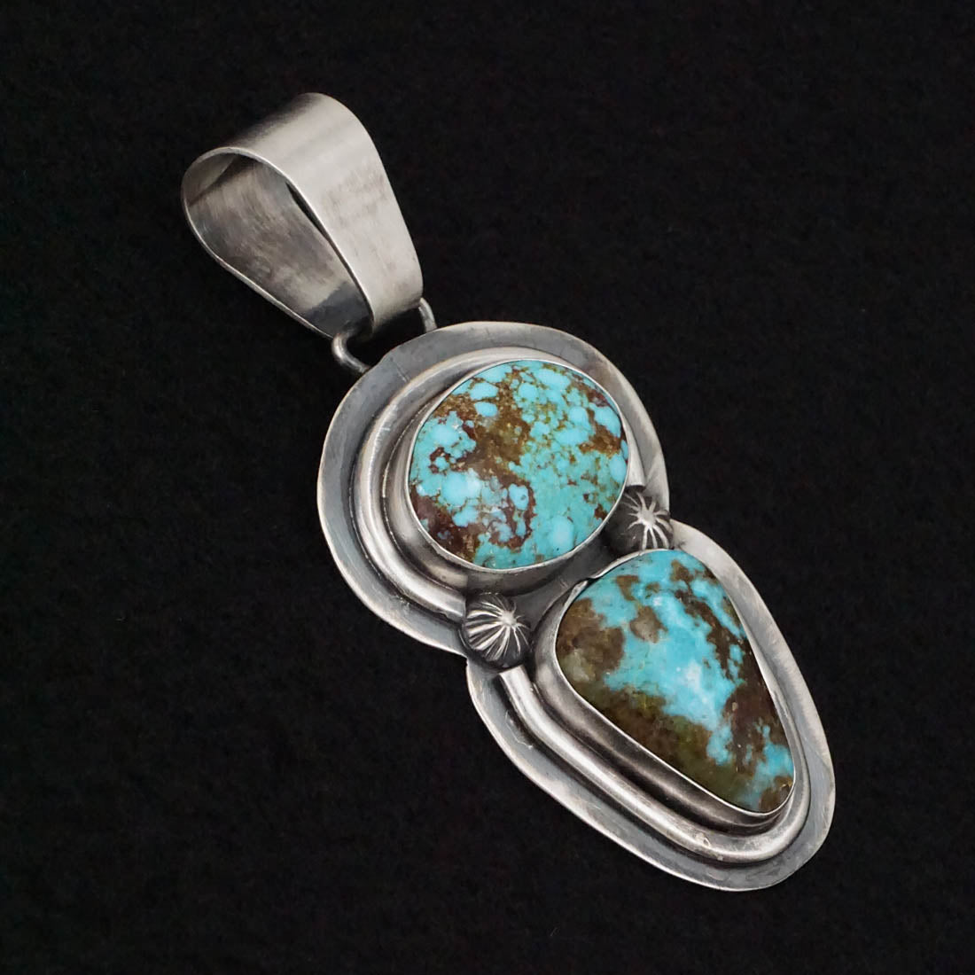 Paul Livingston Turquoise & Sterling Silver Pendant