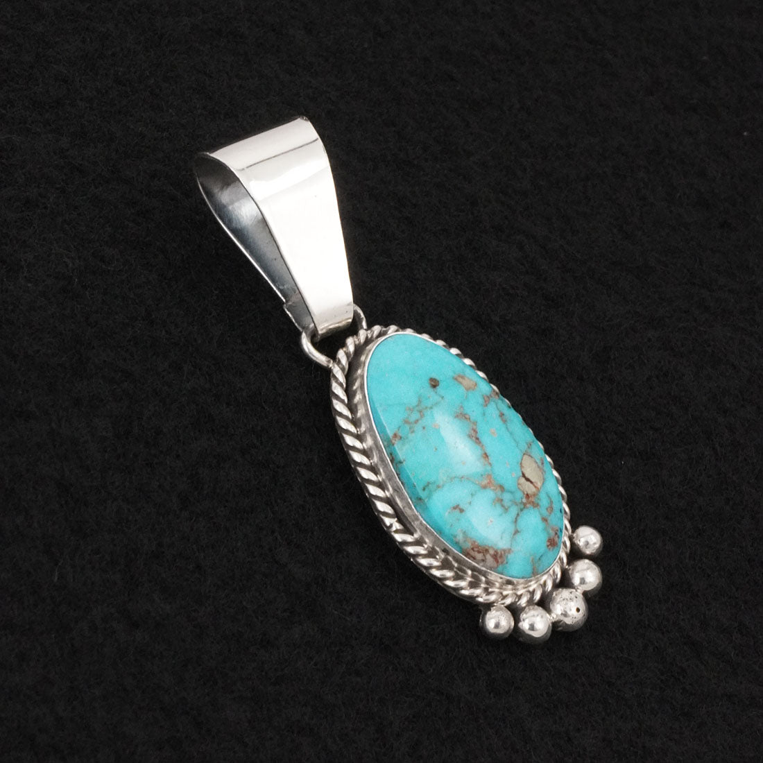 Rena Begay Turquoise & Sterling Silver Pendant