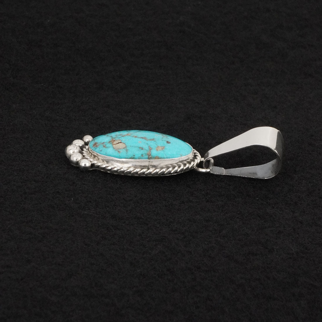 Rena Begay Turquoise & Sterling Silver Pendant