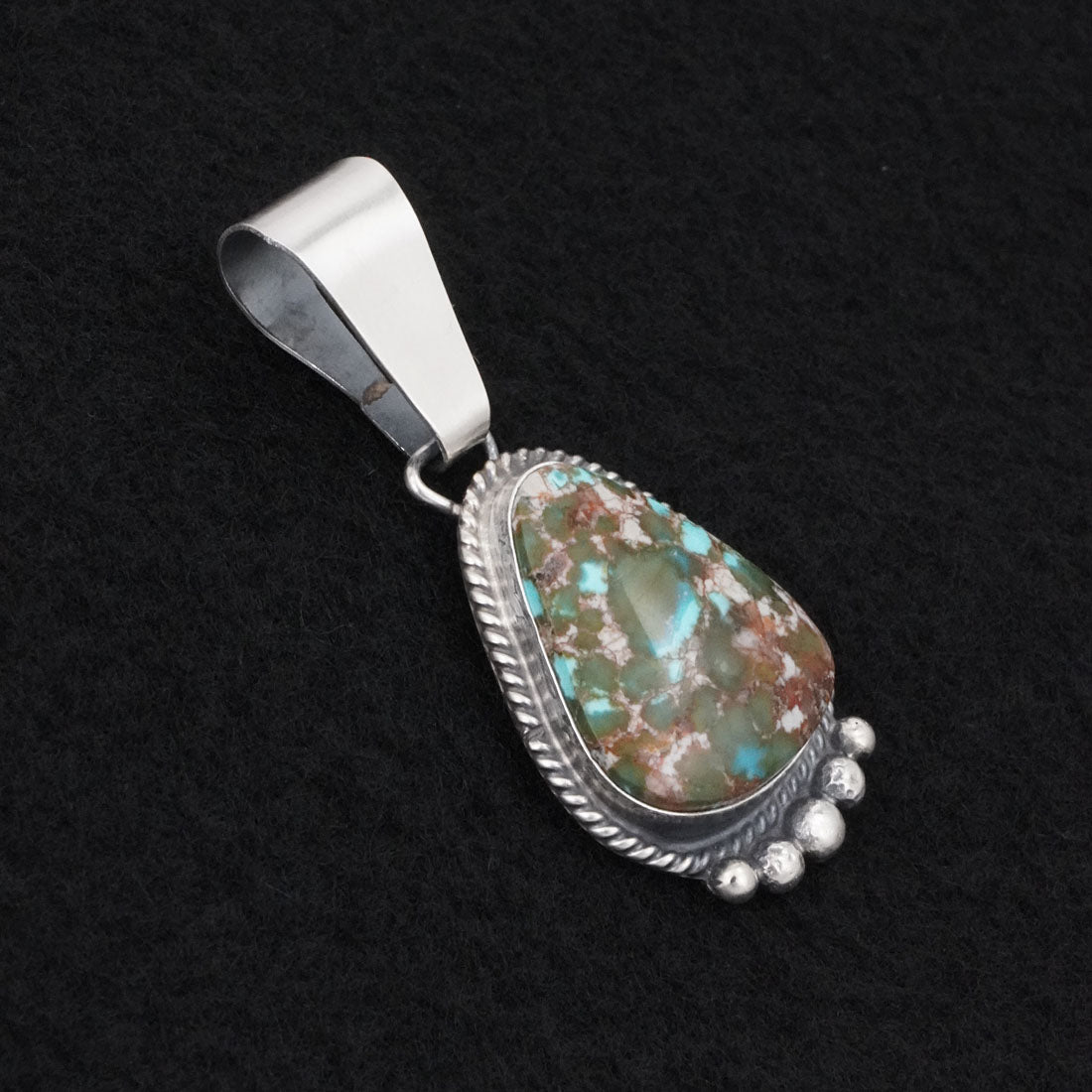 Rena Begay Turquoise & Sterling Silver Pendant