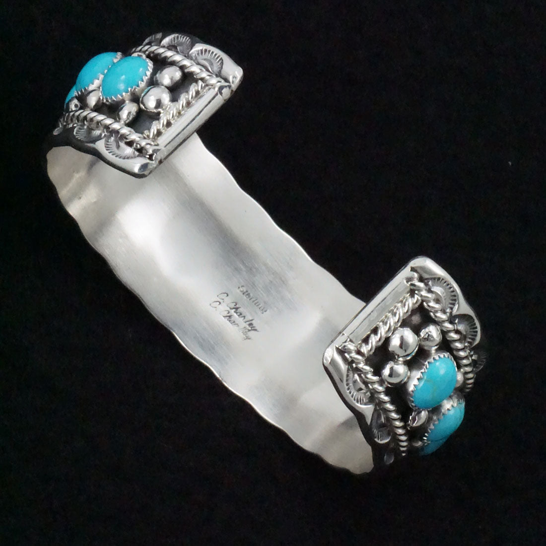 Chester Charley Turquoise & Sterling Silver Bracelet