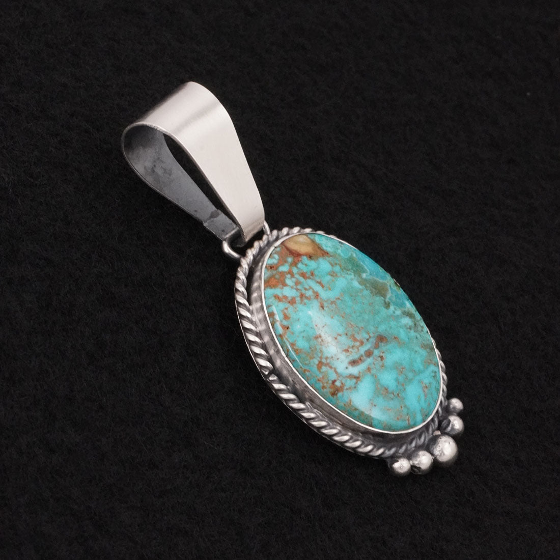 Rena Begay Turquoise & Sterling Silver Pendant