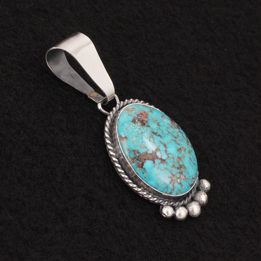 Rena Begay Turquoise & Sterling Silver Pendant