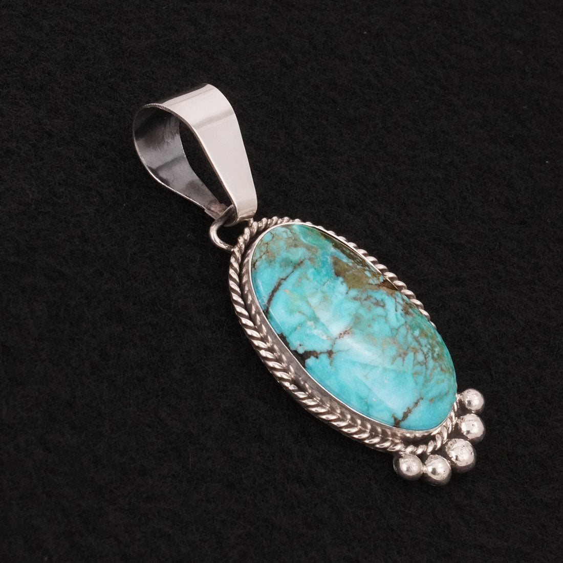 Rena Begay Turquoise & Sterling Silver Pendant