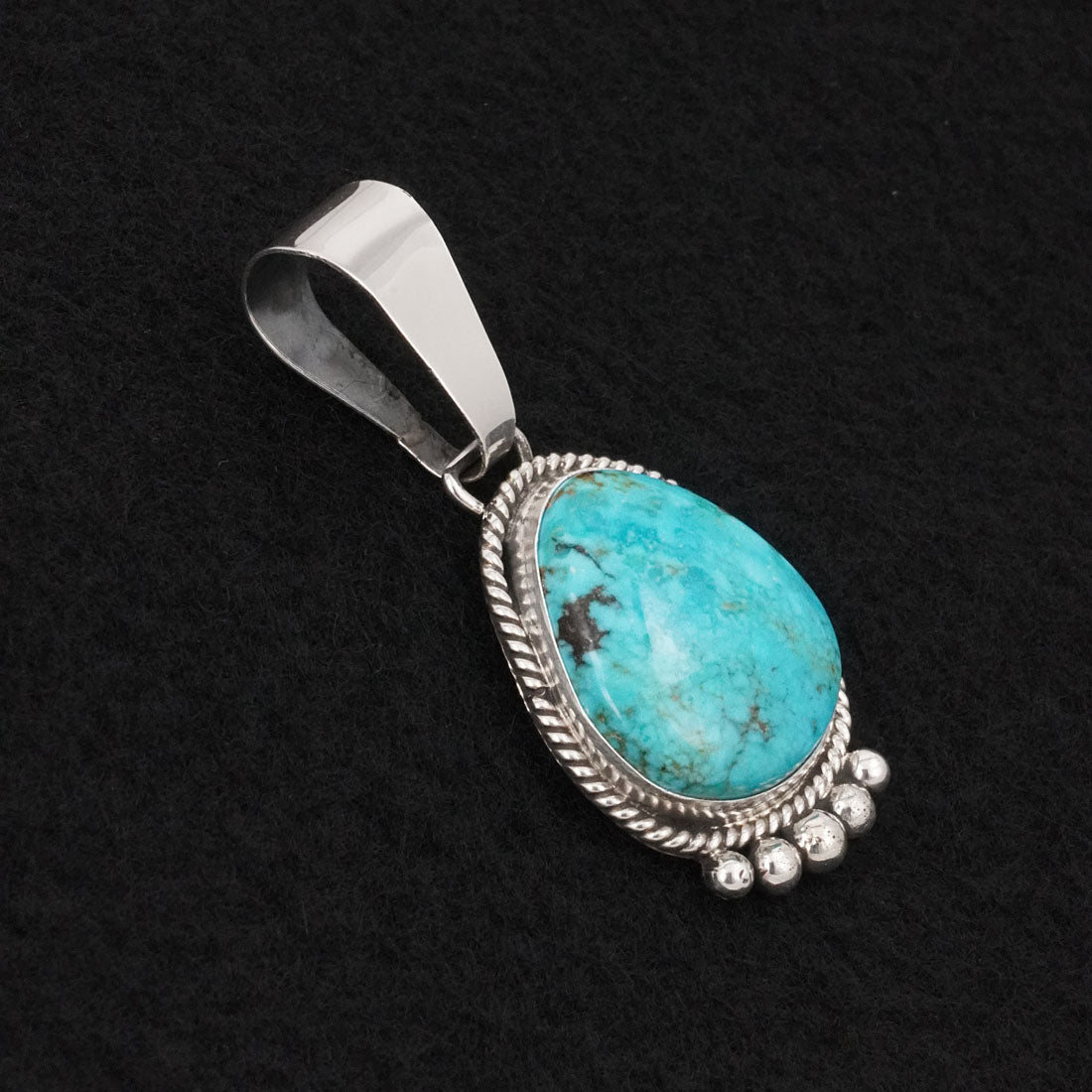 Rena Begay Turquoise & Sterling Silver Pendant