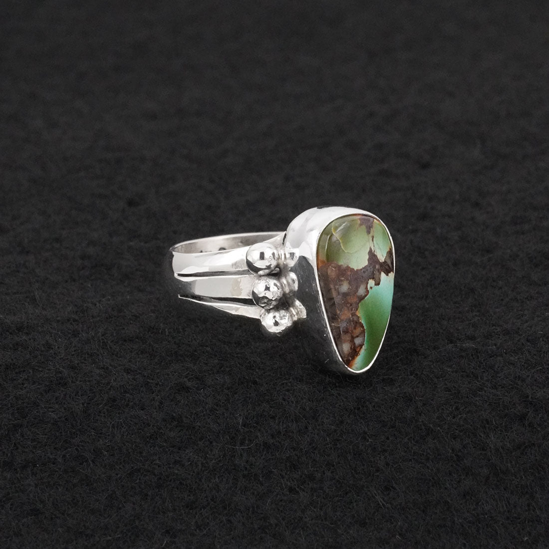 Randy Billy Turquoise & Sterling Silver Ring Size 7