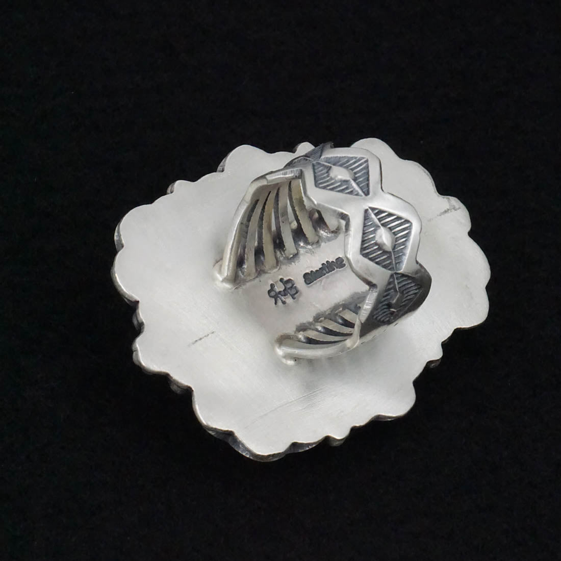 Randy Boyd Turquoise & Sterling Silver Ring Size 7.5