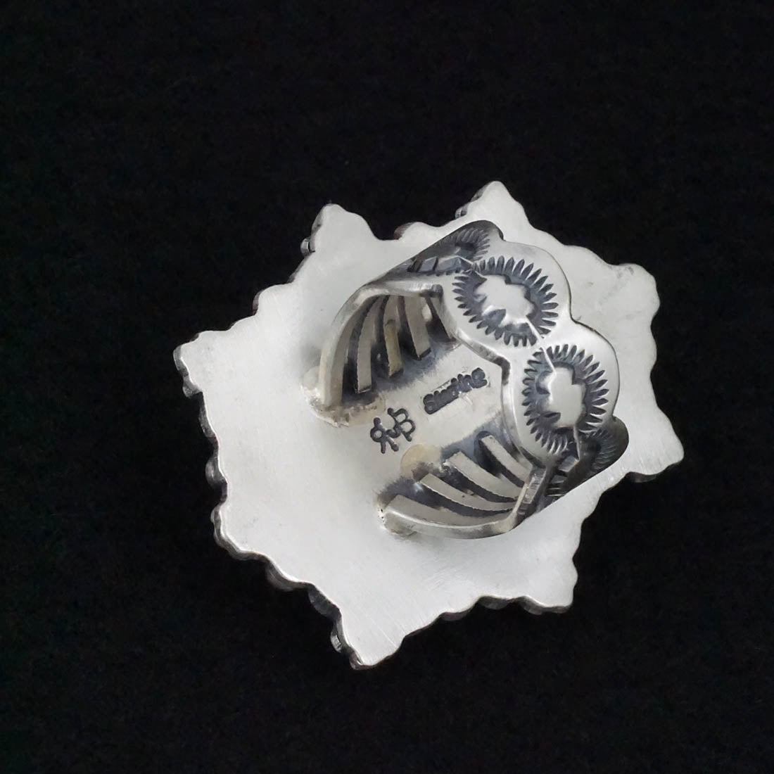 Randy Boyd Turquoise & Sterling Silver Ring Size 7