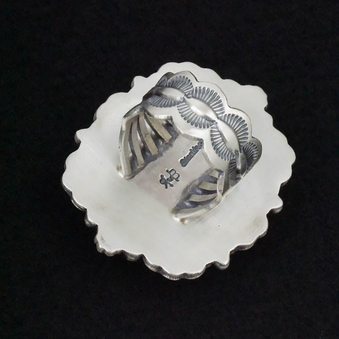 Randy Boyd Turquoise & Sterling Silver Ring Size 7.5