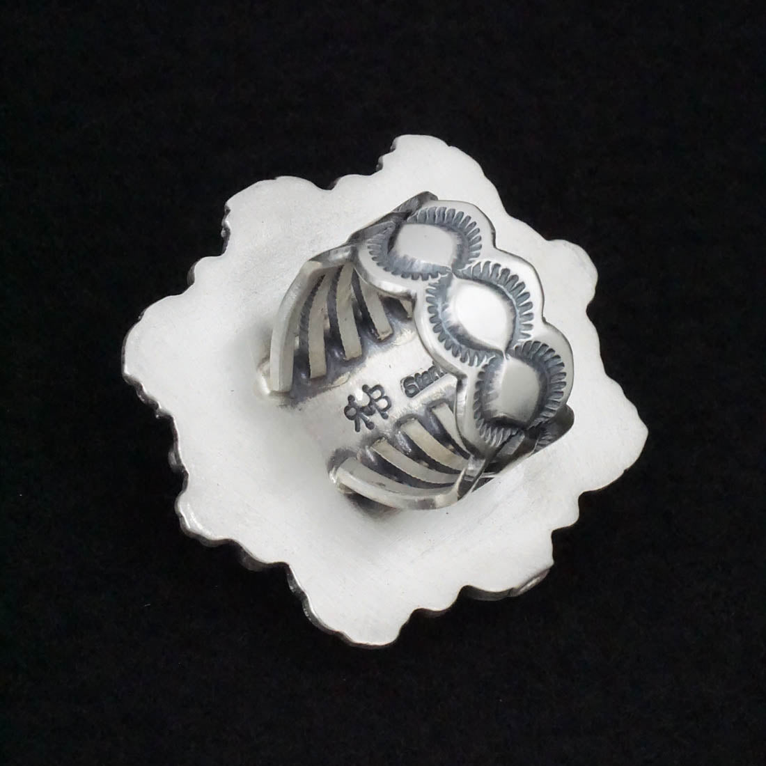 Randy Boyd Turquoise & Sterling Silver Ring Size 6.5