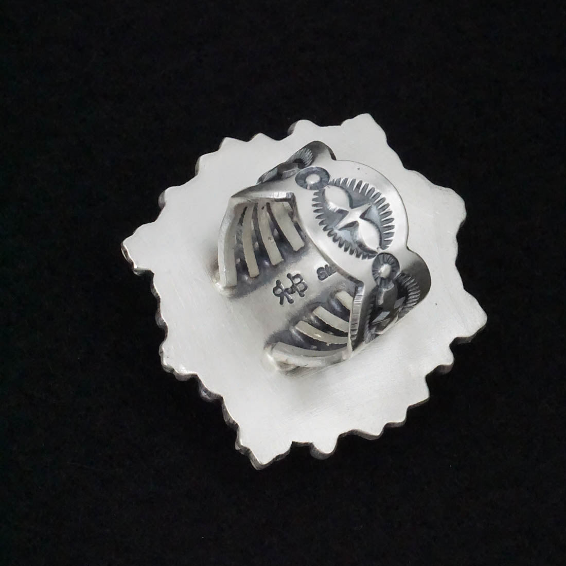 Randy Boyd Turquoise & Sterling Silver Ring Size 6.5