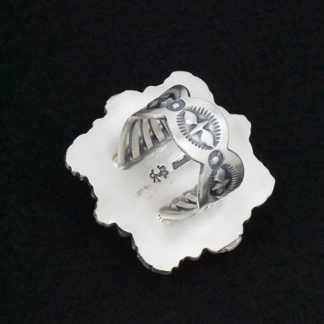 Randy Boyd Turquoise & Sterling Silver Ring Size 8.5