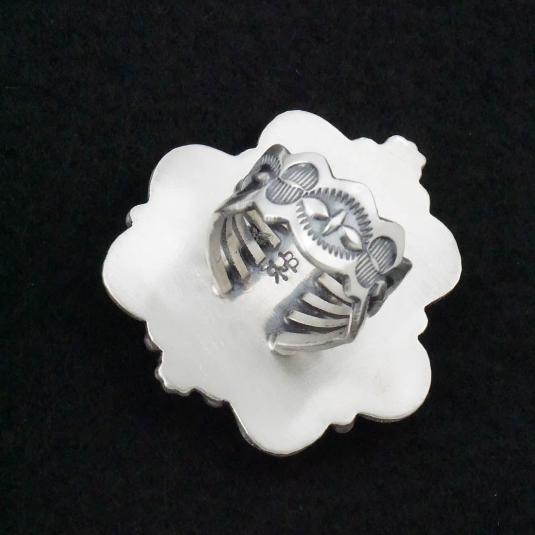 Randy Boyd Turquoise & Sterling Silver Ring Size 6.5