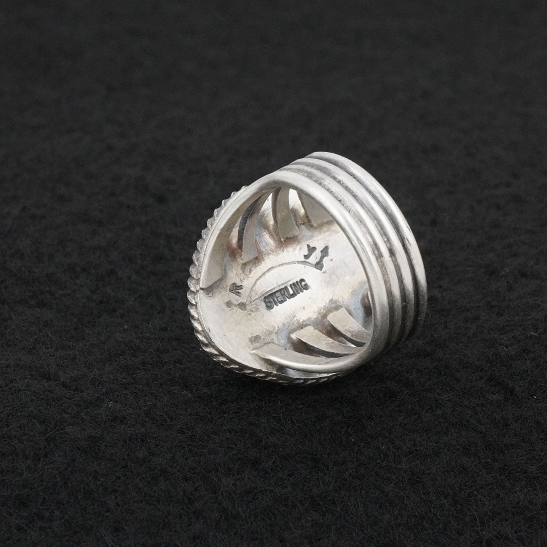 Randy Billy Turquoise & Sterling Silver Ring Size 7
