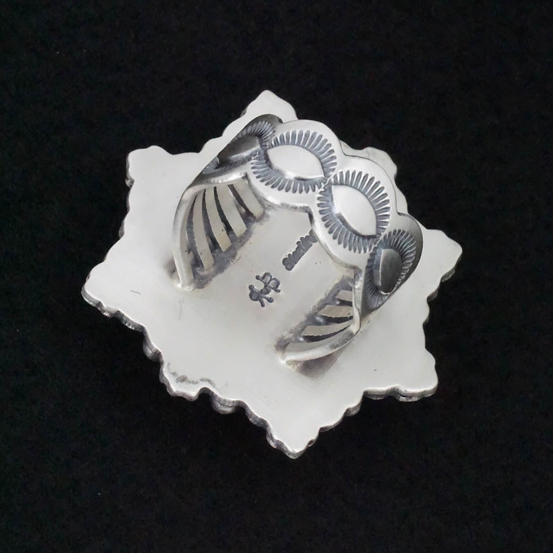 Randy Boyd Turquoise & Sterling Silver Ring Size 8