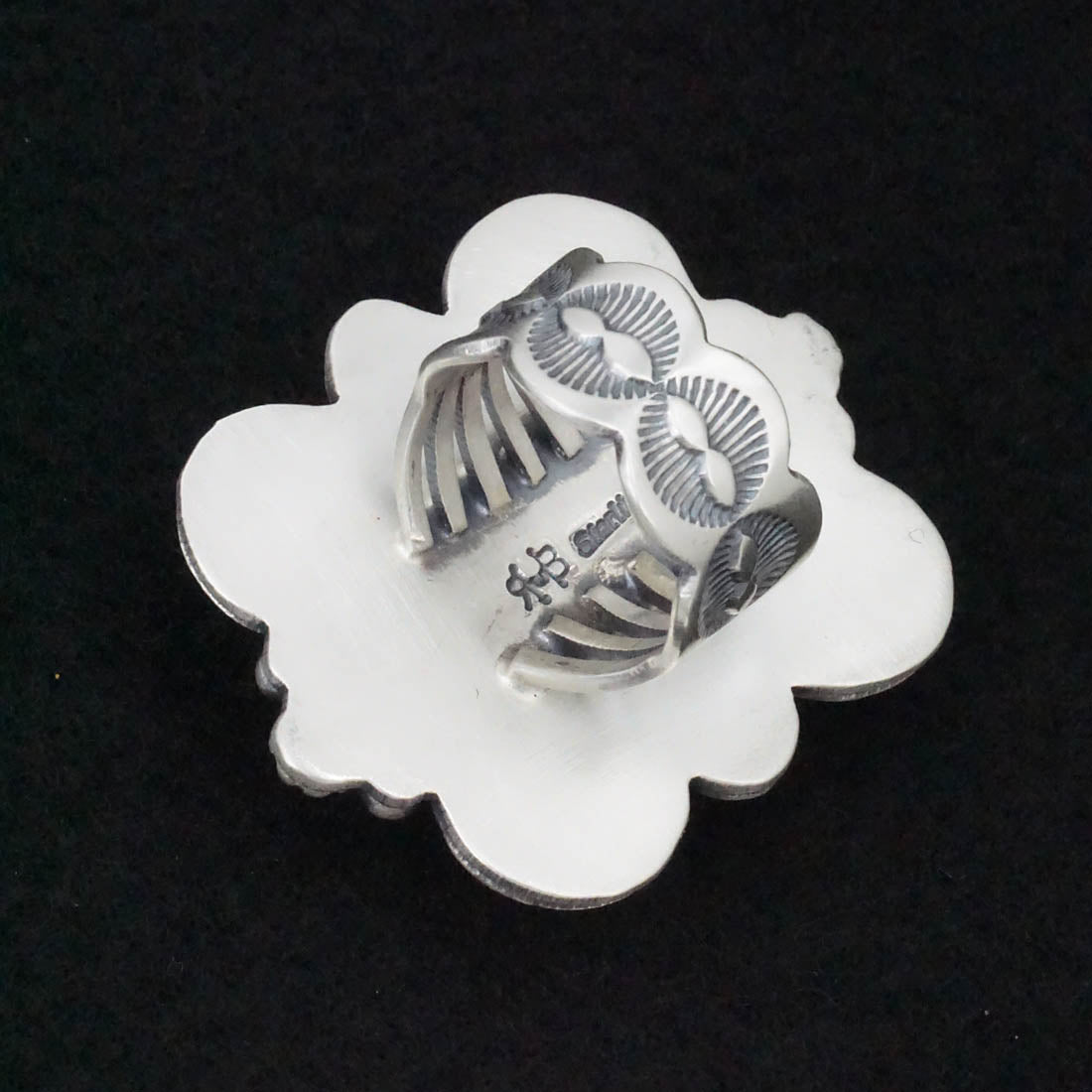 Randy Boyd Turquoise & Sterling Silver Ring Size 6.5