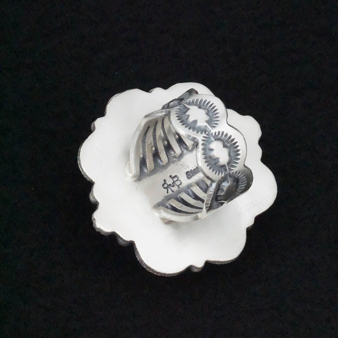 Randy Boyd Turquoise & Sterling Silver Ring Size 6.5