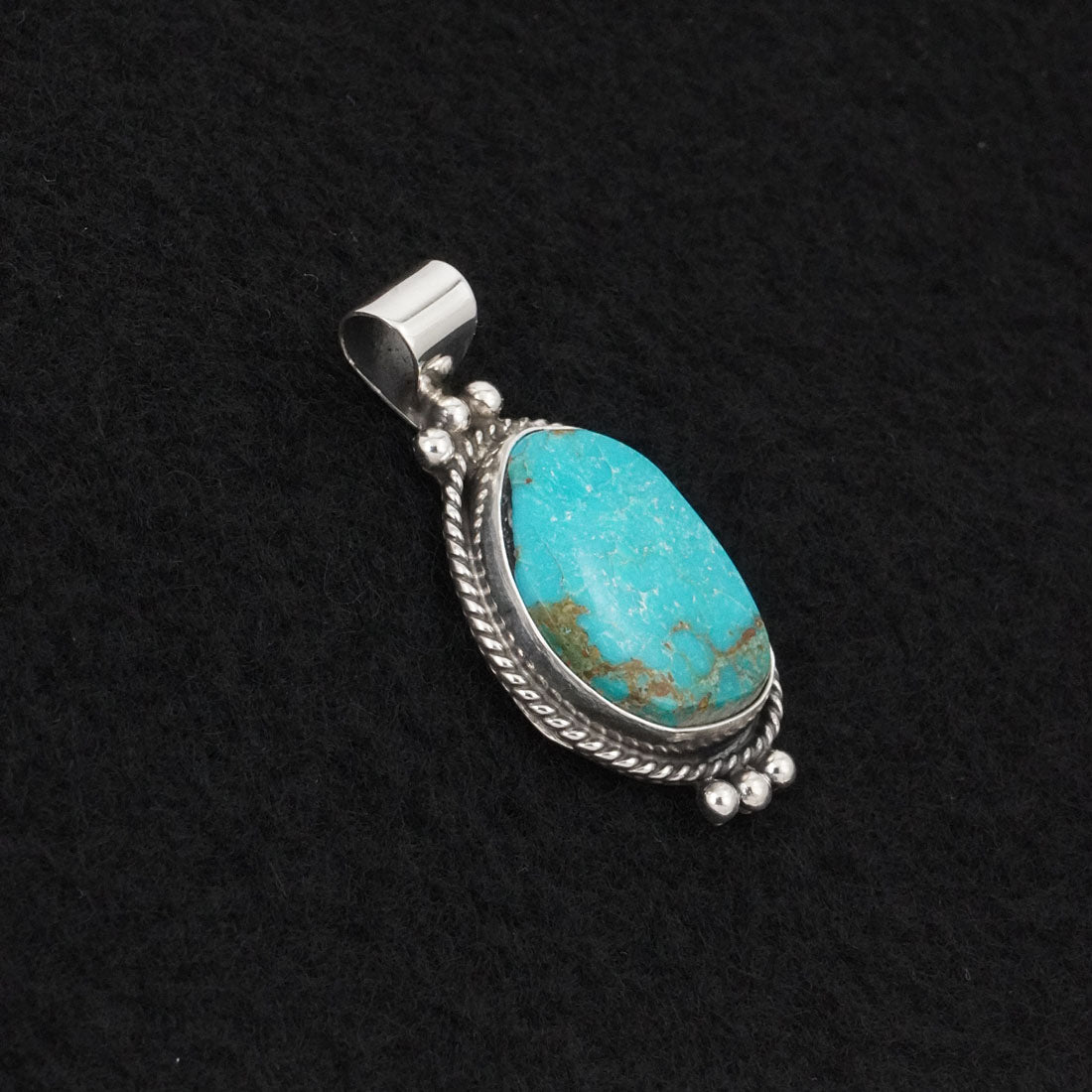 Rena Begay Turquoise & Sterling Silver Pendant
