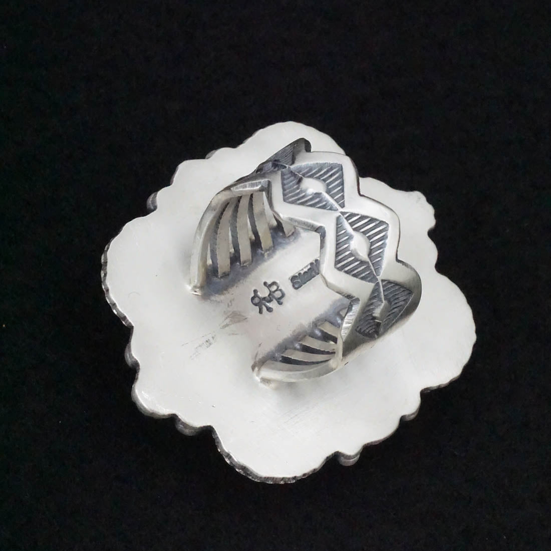 Randy Boyd Turquoise & Sterling Silver Ring Size 8