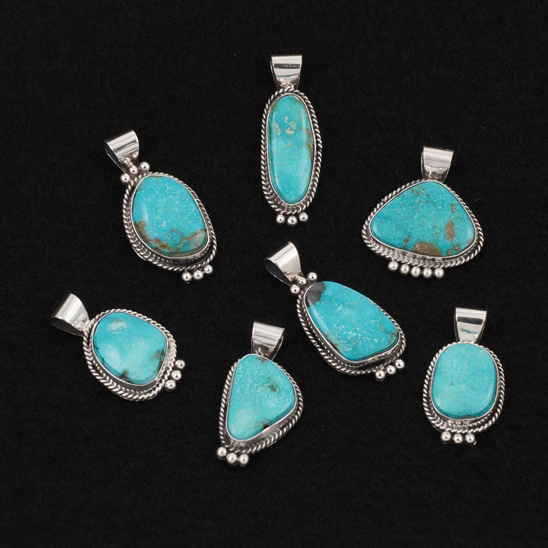 Rena Begay Turquoise & Sterling Silver Pendant