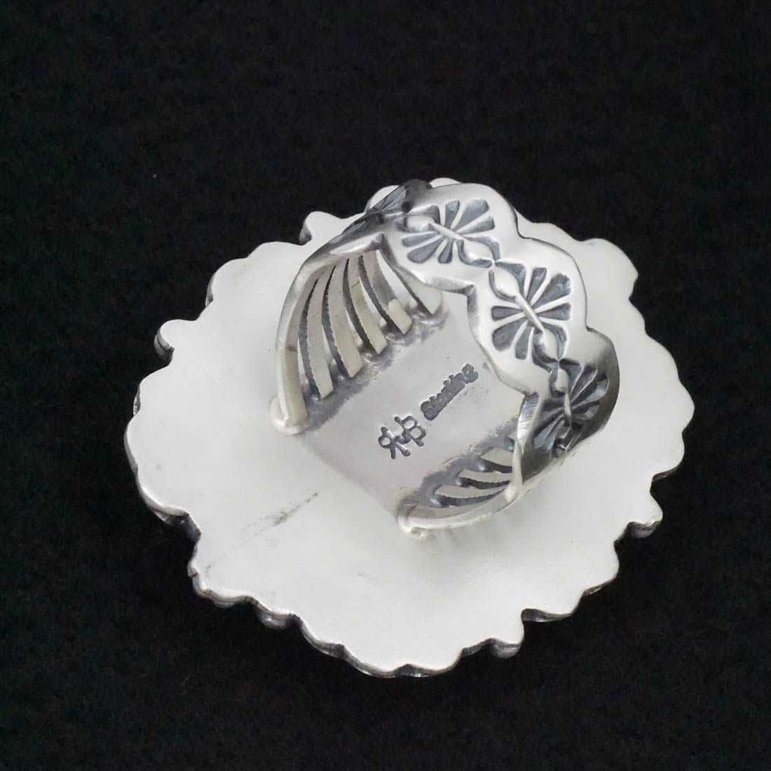 Randy Boyd Turquoise & Sterling Silver Ring Size 9